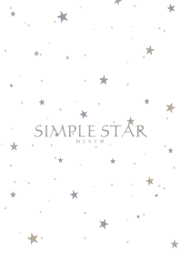 SIMPLE STAR -NATURAL BLUE-