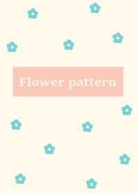 flower pattern #ivorygreen
