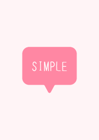 Pink simple heart theme .