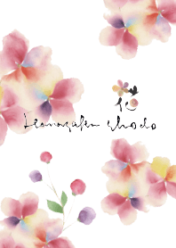 การเขียนพู่กันดอกไม้บาน1