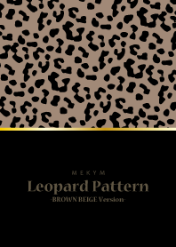 Leopard Pattern 42 -BROWN BEIGE Version-