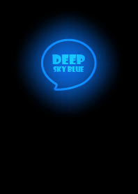 Love Deep Sky Blue Neon Theme