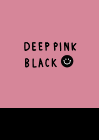 deep pink and black smile