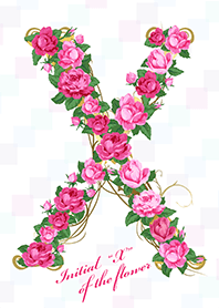 花のイニシャル「X」