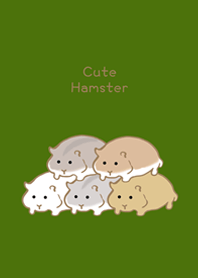 Super cute hamsters!(olive)