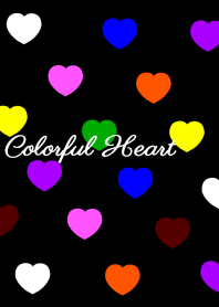 Many colorful heart