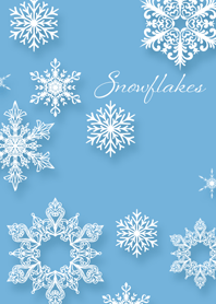 White Snowflakes Theme