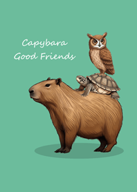 水豚好朋友(薄荷綠色)