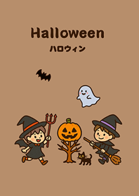 Cute Magical Halloween(milk tea color)