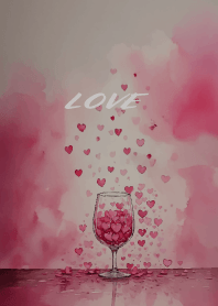 Overflowing with love on black