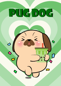 หมาปั๊ก ชอบสีเขียว