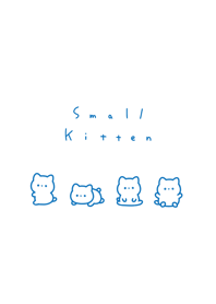 small kitten/blue white