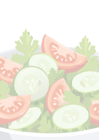 Salad bowl full of vegetables Vol.1