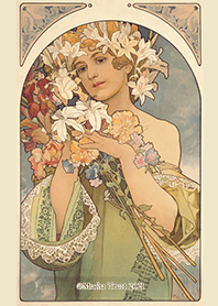 Mucha "Flower"