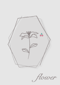 flower <Cherry> gray