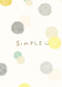 Watercolor circle darkish Gray2 Japan