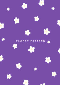 Floret Pattern  - 07-01 Purple Ver.i
