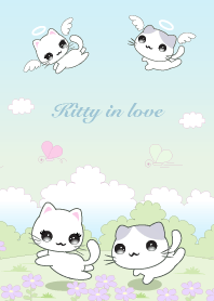 kitty in love