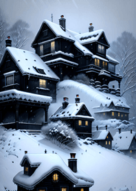 Various forms of winter snow A91B34