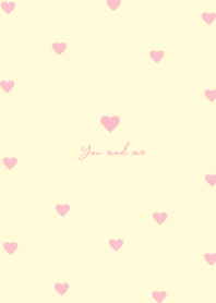 pattern_heart (JP) sweetpink yellow