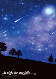 At night the star falls -ver.2-