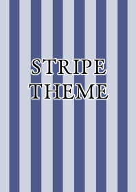 STRIPE THEMEj-ULTRAMARINE BLUE-BLACK