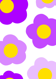 むらさきのお花たち