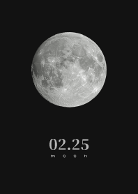 Moon - February 25th - Black