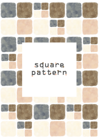 square pattern15- watercolor-