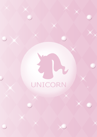 UNICORN -Simple pink pearl-