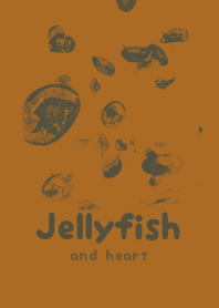 Jellyfish & heart bronze