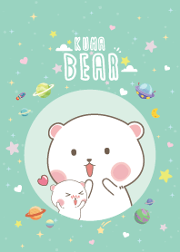 หมีคุมะ น่ารักน่าเลิฟ สีมิ้นต์