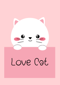 Simple Love White Cat