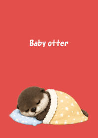 Baby otter02 red