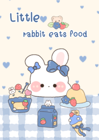 Little rabbit eats food1