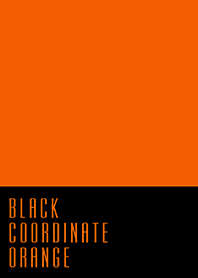ブラックコーデ*オレンジ
