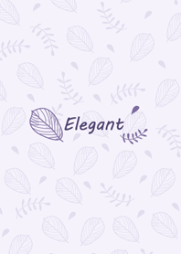 Purple elegant leaves