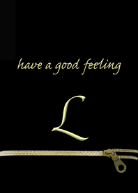 大人かわいい ジッパー イニシャル for L