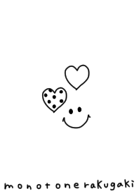 白と黒の落書き 可愛い Line 着せかえ Line Store