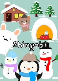 Shingaki Cute Winter illustrations