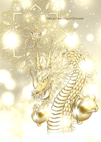 金運爆上☆皇帝龍×ルチルクォーツ×曼荼羅