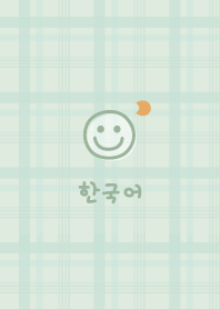 Korea Plaid<Moon>green