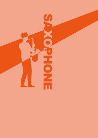 sax. playing salmon pink