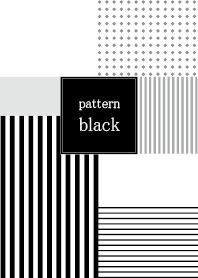 simple pattern of black