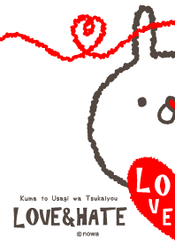 Pair theme LOVE & HATE [rabbit]