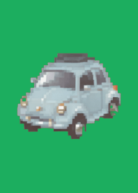 Car Pixel Art Theme  Green 01