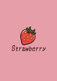 Cute strawberry and pink theme.