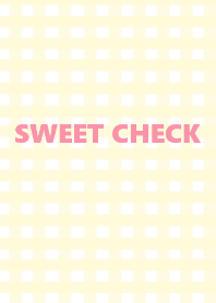 =SWEET CHECK=pinkyellow