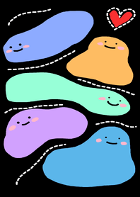 五顏六色的麻糬