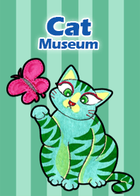 Cat Museum 34 - Cat and Butterfly